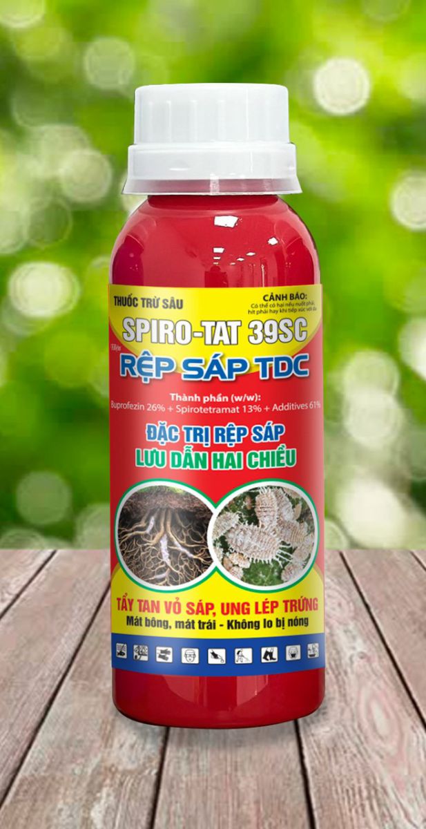 SPIRO- TAT 39SC Rệp Sáp - Nhện Đỏ - Rầy Xanh TDC  chai 200ml ( Buprofezin 26% + Spirotetramat 13% + Additives 61 % )